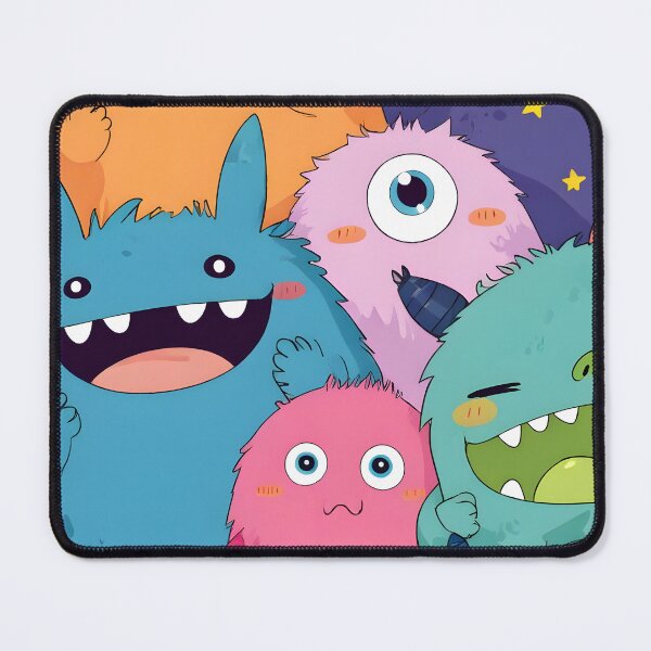 Item preview, Cartoon fluffy monster designed and sold by disturbedrod.