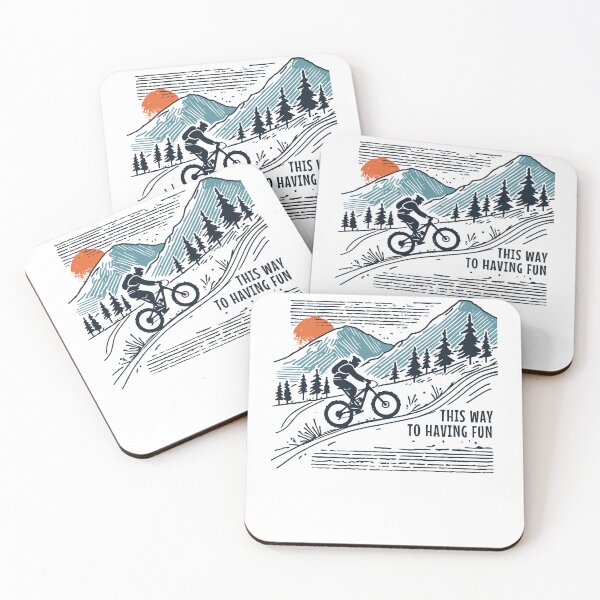 Item preview, Bicycle Adventure Mountain This Way To Having Fun designed and sold by LuminOrb.