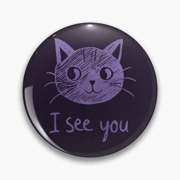 Item preview, I See You – Purple Velvet Cat Illustration designed and sold by SteadyRolling.