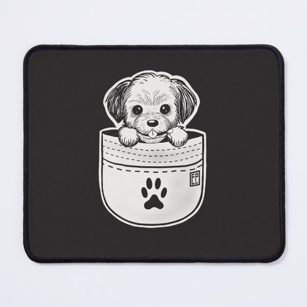 Item preview, Pocket Puppy (larger chest graphic) designed and sold by EmilieLeeKimArt.