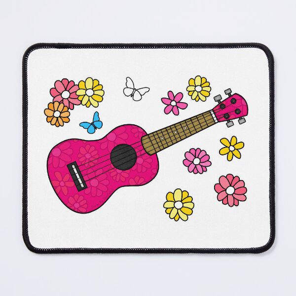 Item preview, Floral Ukulele Ukulelist Mom Female Musician designed and sold by doodlerob.