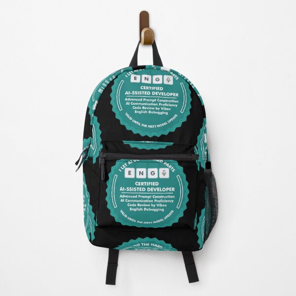 Item preview, Certified AI-ssisted Developer Badge | Vibe Coding designed and sold by BRU Design.