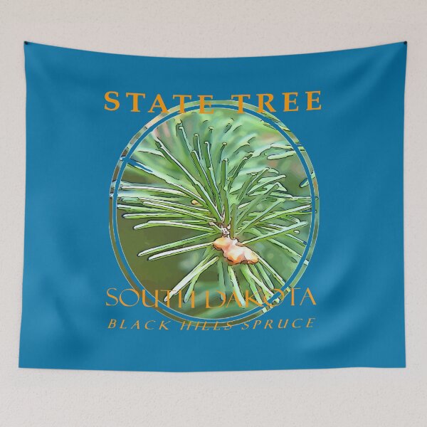 Item preview, South Dakota Territory Tree Black Hills Spruce designed and sold by taiche.