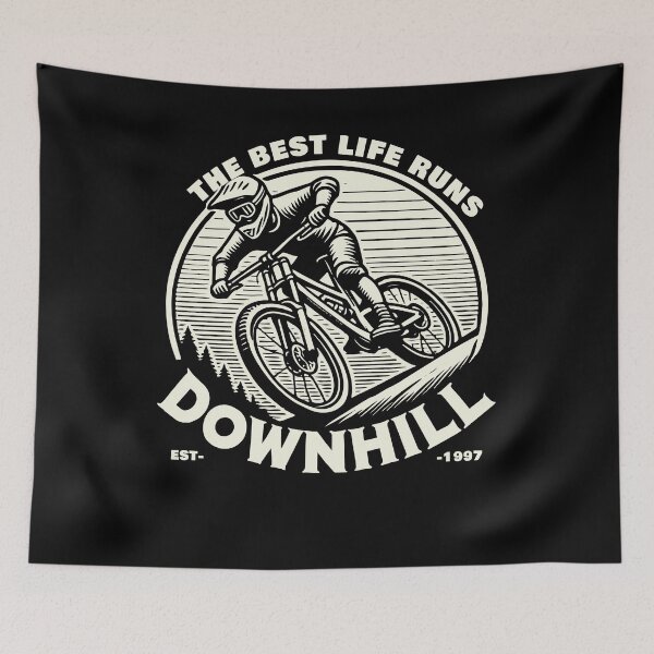 Item preview, Bicycle: The Best Life Runs Downhill designed and sold by LuminOrb.