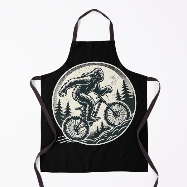 Item preview, Bicycle Adventure Bigfoot Mountain Bike Forest designed and sold by LuminOrb.