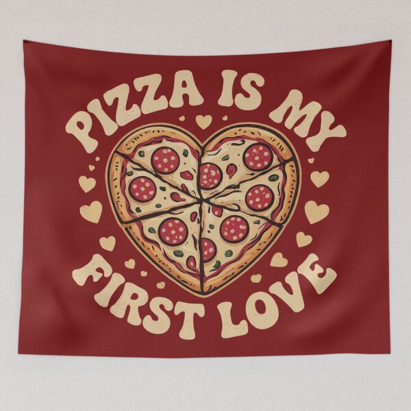 Item preview, Pizza is my first love designed and sold by 123ks.