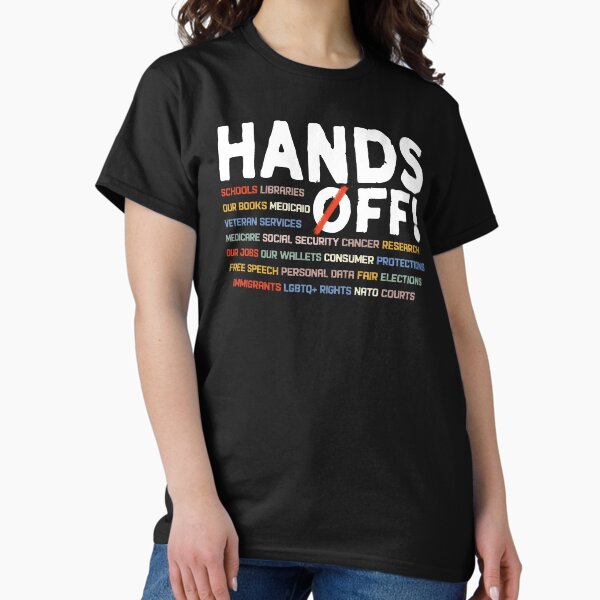 Item preview, Hands Off Protest designed and sold by pondhq.