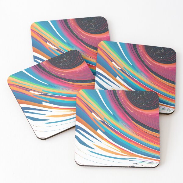 Item preview, Cosmic Colorwave – A Psychedelic Space Journey designed and sold by WeirdSketcher.