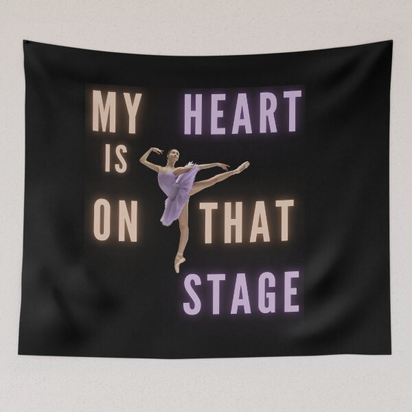 Item preview, My heart is on that stage dance recital designed and sold by TrendWearLab.