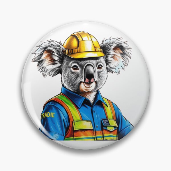 Item preview, Hi Vis Koala Old Mate designed and sold by imaginewoefully.