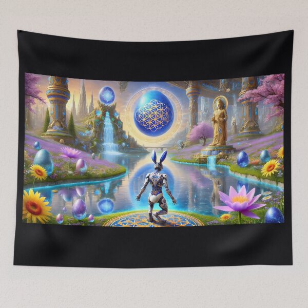 Item preview, At the edge of the river in the planet Osirizyah 003L3P233TH3 designed and sold by OsirizyahDesign.