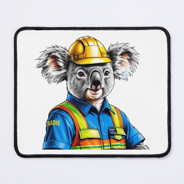 Item preview, Hi Vis Koala Old Mate designed and sold by imaginewoefully.
