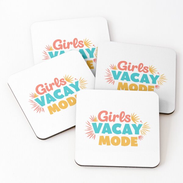 Item preview, "Girls Vacay Mode" – Fun & Stylish Girls’ Getaway Vacation Design designed and sold by Colorful-Garden.