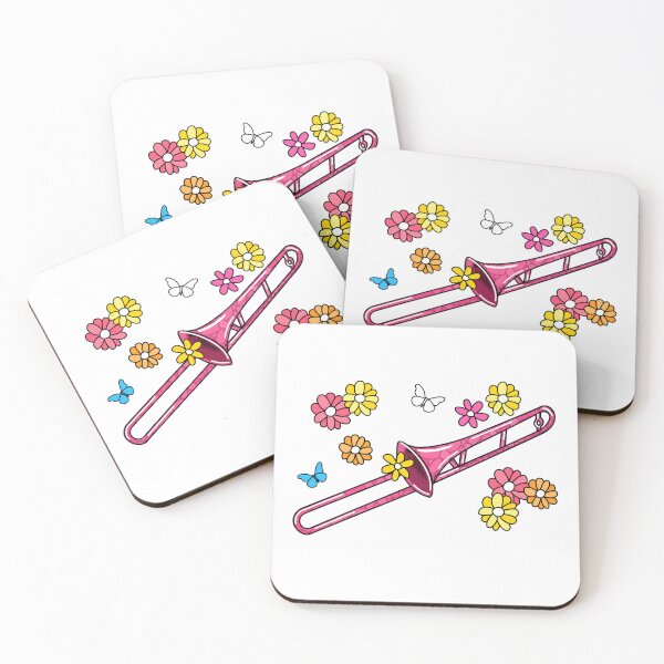 Item preview, Floral Trombone Mom Female Brass Musician Mothers Day designed and sold by doodlerob.