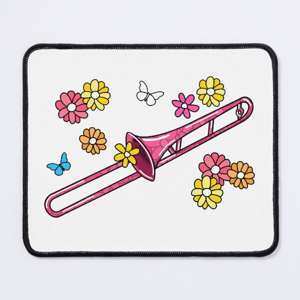 Item preview, Floral Trombone Mom Female Brass Musician Mothers Day designed and sold by doodlerob.