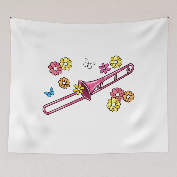 Item preview, Floral Trombone Mom Female Brass Musician Mothers Day designed and sold by doodlerob.
