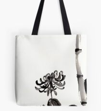 Chrysanthemum & Bamboo Tote Bag
