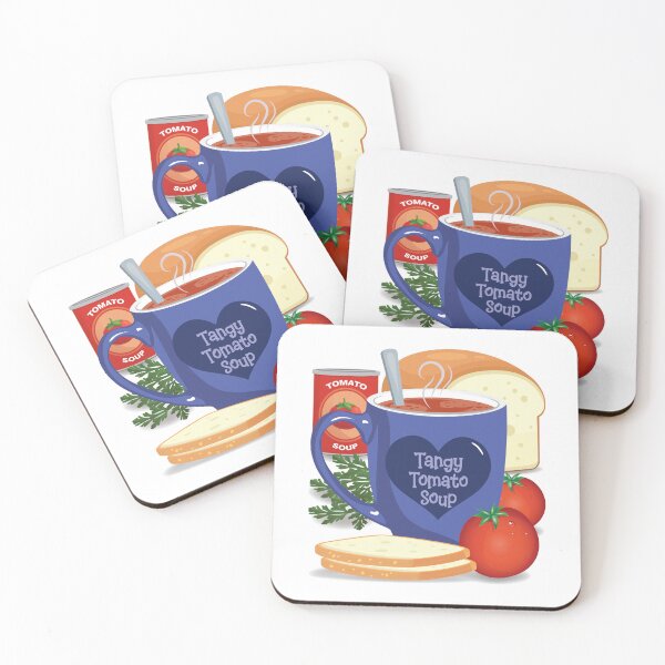 Item preview, Hot soup tangy tomato - PERIWINKLE designed and sold by StellarFX.