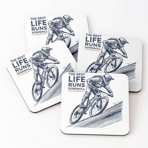 Item preview, Bicycle Exit Retro The Best Life Runs Downhill designed and sold by LuminOrb.