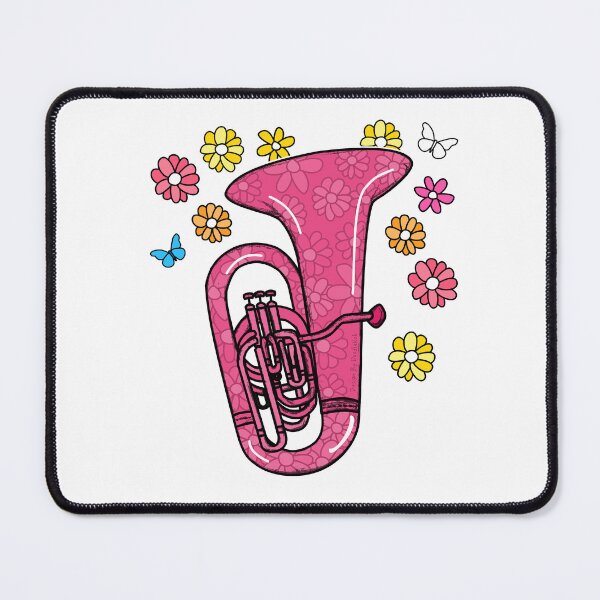 Item preview, Floral Tuba Mom Female Brass Musician Mothers Day designed and sold by doodlerob.