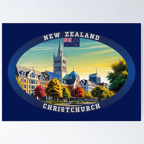 Item preview, Christchurch New Zealand Travel designed and sold by Thistle-TShop.