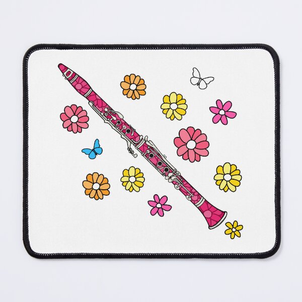 Item preview, Floral Clarinet Mom Female Clarinetist Woodwind Musician Mothers Day designed and sold by doodlerob.