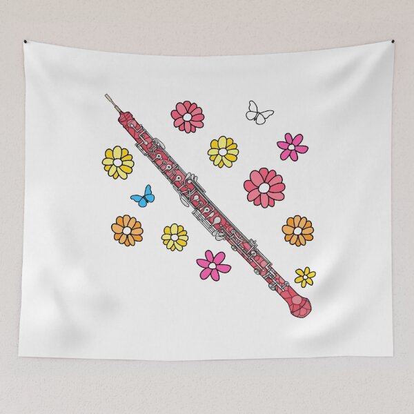 Item preview, Floral Oboe Mom Female Oboist Woodwind Musician Mothers Day designed and sold by doodlerob.