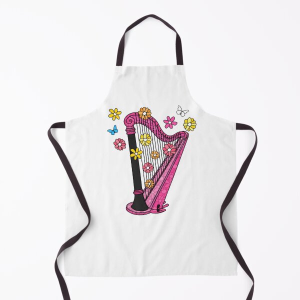 Item preview, Floral Harp Mom Female Harpist Mothers Day designed and sold by doodlerob.