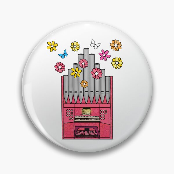 Item preview, Floral Church Organ Female Organist Mother's Day designed and sold by doodlerob.