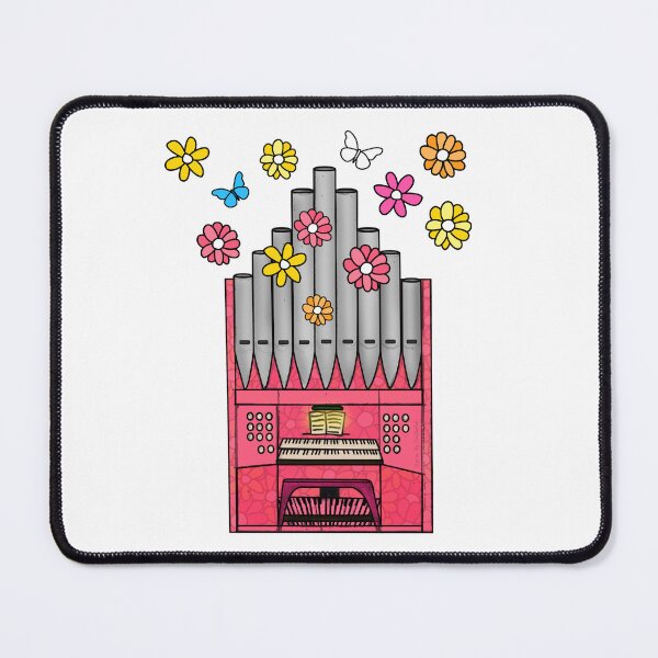 Item preview, Floral Church Organ Female Organist Mother's Day designed and sold by doodlerob.