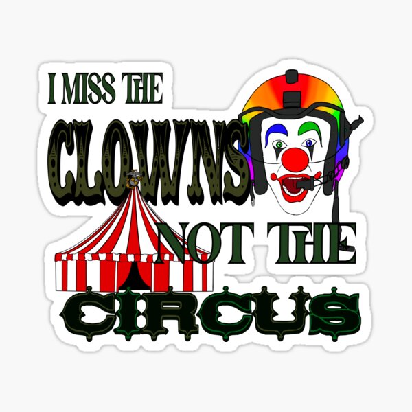 Item preview, Miss the Clowns designed and sold by Rotorhead Designs.