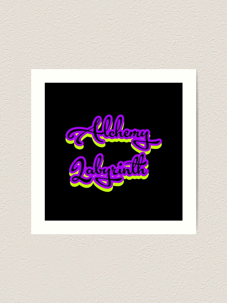 Thumbnail 1 of 3, Art Print, Alchemy Labyrinth designed and sold by RadManDesigns.