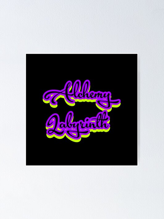 Thumbnail 1 of 3, Poster, Alchemy Labyrinth designed and sold by RadManDesigns.