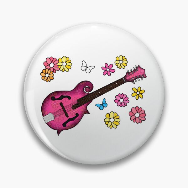 Item preview, Floral Mandolin Mandolinist Mom Female Musician designed and sold by doodlerob.