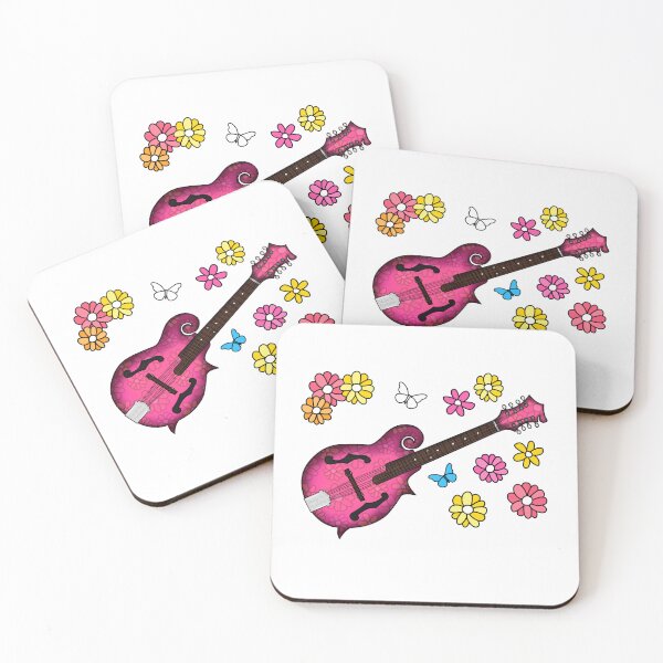Item preview, Floral Mandolin Mandolinist Mom Female Musician designed and sold by doodlerob.