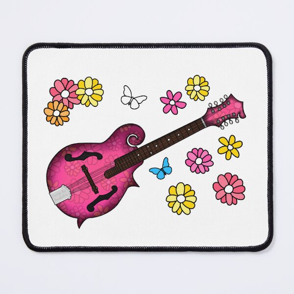 Item preview, Floral Mandolin Mandolinist Mom Female Musician designed and sold by doodlerob.