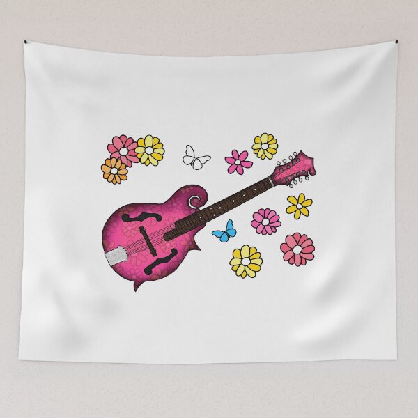 Item preview, Floral Mandolin Mandolinist Mom Female Musician designed and sold by doodlerob.