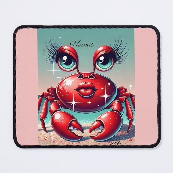 Item preview, Radiant Goddess Crab relaxing on the  designed and sold by AbundantlyKiki.