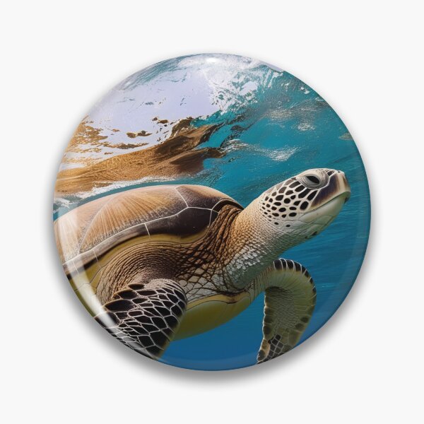 Item preview, Coral the turtle  designed and sold by Earth-and-Ink.