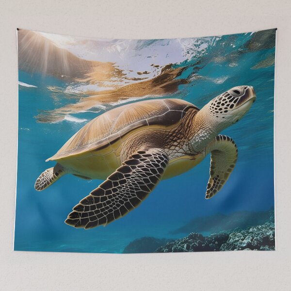 Item preview, Coral the turtle  designed and sold by Earth-and-Ink.