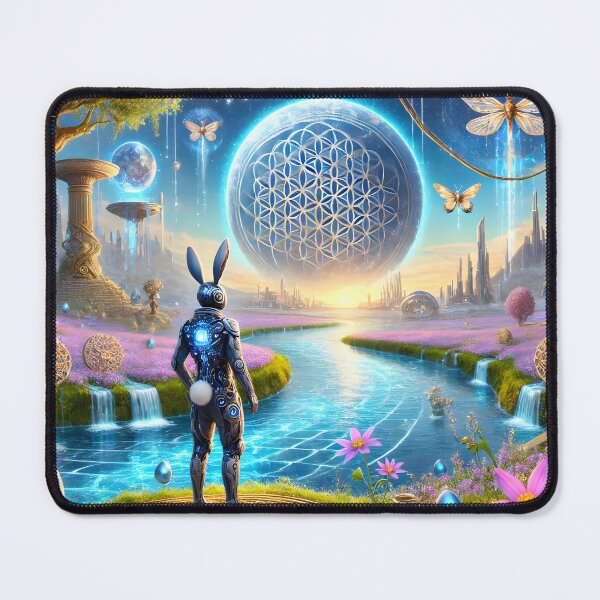 Item preview, At the edge of the river of the planet Osirizyah 003L3P234TH3 designed and sold by OsirizyahDesign.
