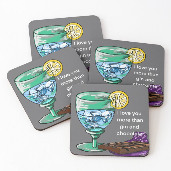 Item preview, Gin and chocolate  designed and sold by Joyride Art and Design UK.