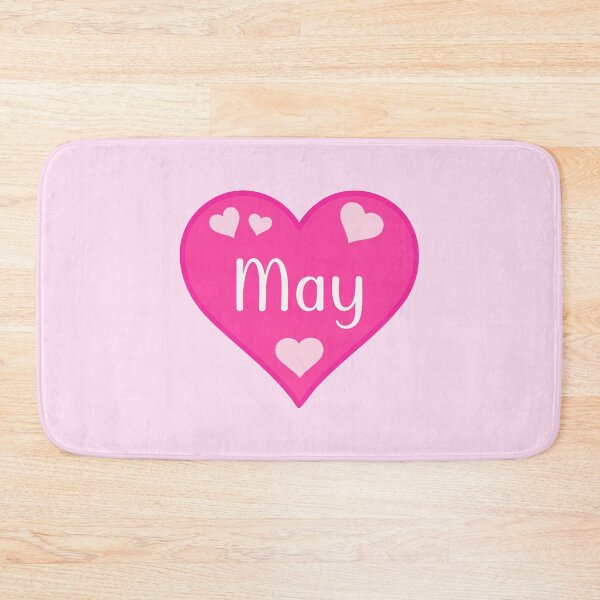 Item preview, May Name Pink Heart  designed and sold by Jeallan Designs.