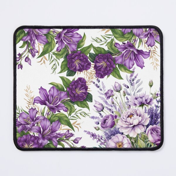 Item preview, "Romantic Purple Watercolor Flower Bouquet | Violet Floral " designed and sold by STmez Design.
