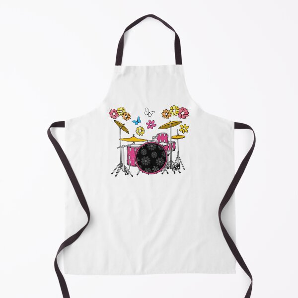 Item preview, Floral Drums Drum Kit Drummer Mom Female Musician designed and sold by doodlerob.