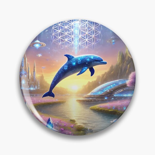 Item preview, The Oracle Dolphin of the planet Osirizyah 003L4P238TH3 designed and sold by OsirizyahDesign.