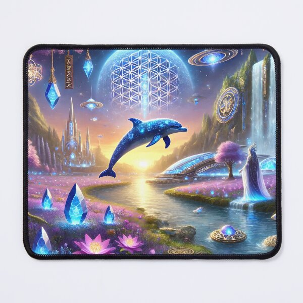 Item preview, The Oracle Dolphin of the planet Osirizyah 003L4P238TH3 designed and sold by OsirizyahDesign.