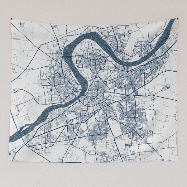 Item preview, Surat City Map of India - Coastal designed and sold by deMAP.