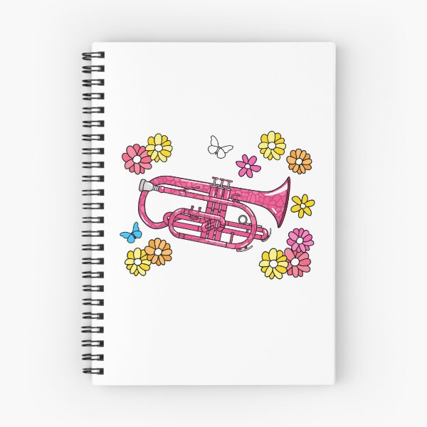 Item preview, Floral Cornet Cornetist Mom Female Brass Musician designed and sold by doodlerob.