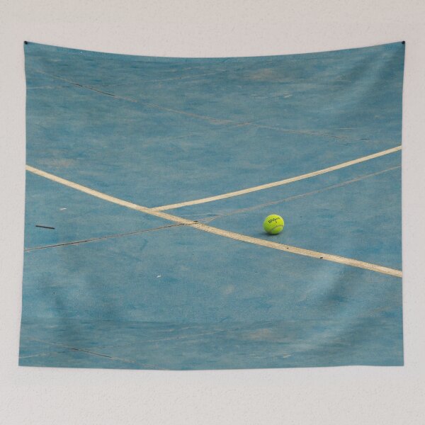 Item preview, tennis ball on the court designed and sold by felipequeiroz.